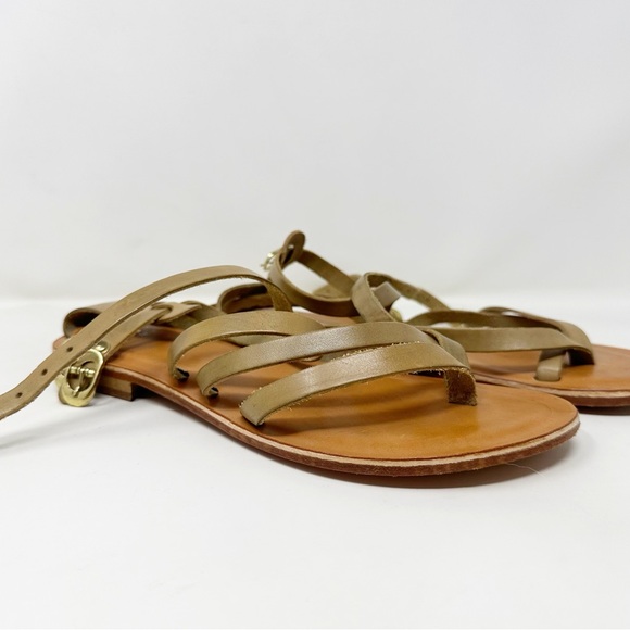 BOCAGE Sandals Strappy Leather Nude 9 - Picture 4 of 4